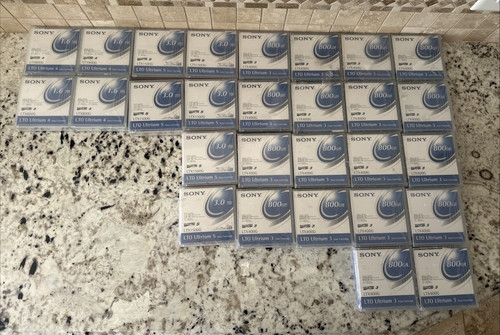 Lot sony lto tapes - 28,